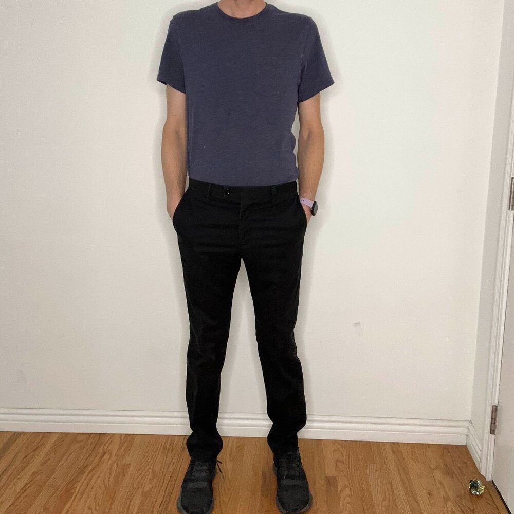 Uniqlo men's pants, black